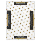 52 "X70" Trade Show tafelkleed Logo Gold White (Voorkant)