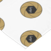 52 "X70" Trade Show tafelkleed Logo Gold White (Gekanteld)