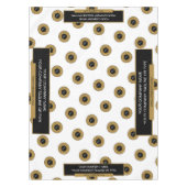 52 "X70" Trade Show tafelkleed Logo Gold White (Voorkant)