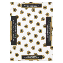 52 "X70" Trade Show tafelkleed Logo Gold White