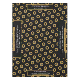 52 "X70" Trade Show Tafelkleed Logo Goud en Zwart