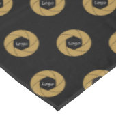 52 "X70" Trade Show Tafelkleed Logo Goud en Zwart (Gekanteld)