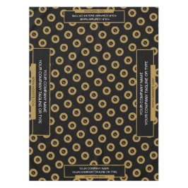 52 "X70" Trade Show Tafelkleed Logo Goud en Zwart