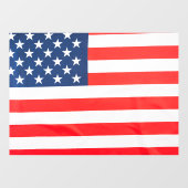 52" x 37.56" American Flag Window Cling  Raamsticker (Vel)