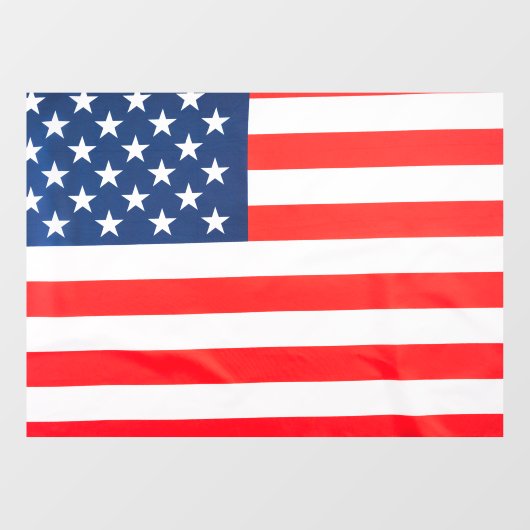 52" x 37.56" American Flag Window Cling  Raamsticker (Vel)