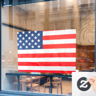 52" x 37,56" Amerikaanse vlag venster cling Raamsticker
