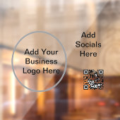 52" x 37,56" Bedrijfslogo-ruitsticker Raamsticker (Vel 2)