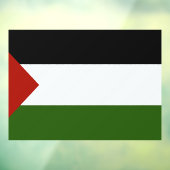 52" x 37.56" Palestine Flag Window Cling  Raamsticker (Vel 3)