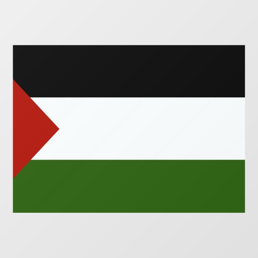 52" x 37.56" Palestine Flag Window Cling Raamsticker (Vel)