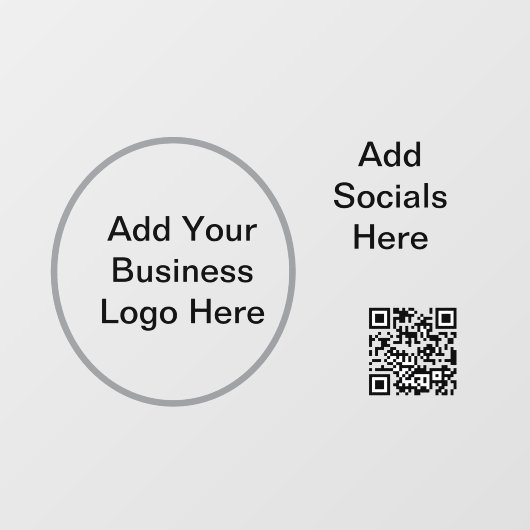 52" x 37,56" Zakelijk logo-vensterfolie Raamsticker (Vel)