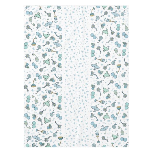 52 x 70-inch Passover Whimsical Seder Tablecloth Tafelkleed (Voorkant)