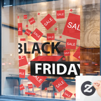 52" x 72" Black Friday Sale Raamklemmen Raamsticker