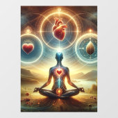 52" x 72" Yoga  Raamsticker (Vel)