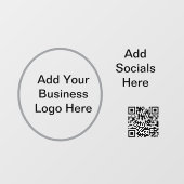 52" x 95,4 cm Zakelijk logo-ruitsticker Raamsticker (Vel)