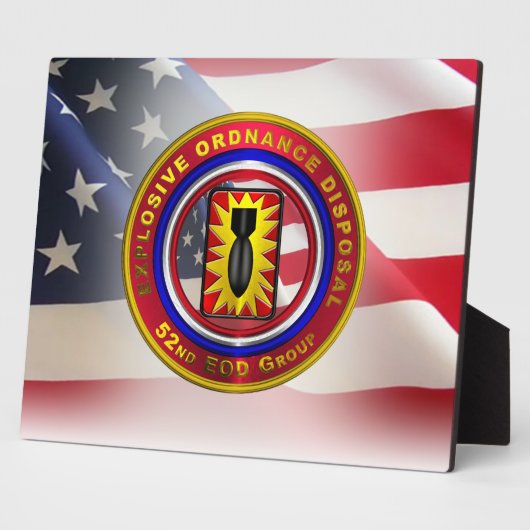 52e Explosive Ordnance Disposal Group Fotoplaat (Zijkant)