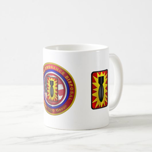 52e Explosive Ordnance Disposal Group Koffiemok (Voorkant rechts)