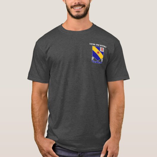 52e infanteriedivisie - 2e infanteriedivisie t-shirt (Voorkant)