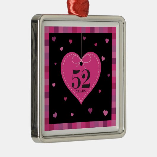 52e Jubileum Heart Ornament (Rechts)