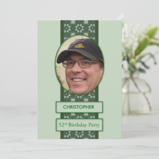 52e uitnodiging van de Partij van de Woensdag Voeg (Staand voorkant)