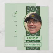 52e uitnodiging van de Partij van de Woensdag Voeg (Voorkant / Achterkant)