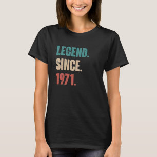 52e verjaardag 52 jaar oude Vintage 197 T-shirt