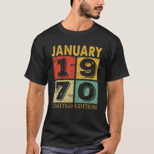 52e verjaardag Gift 52 jaar oud Geweldige sinds Ja T-shirt