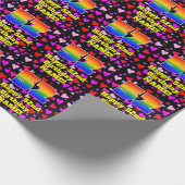 52e verjaardag: Het liefhebbende Kunstpatroon, Reg Cadeaupapier (Hoek)