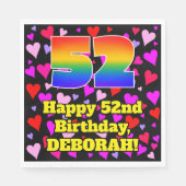 52e verjaardag: Het liefhebbende Kunstpatroon, Reg Servet (Voorkant)