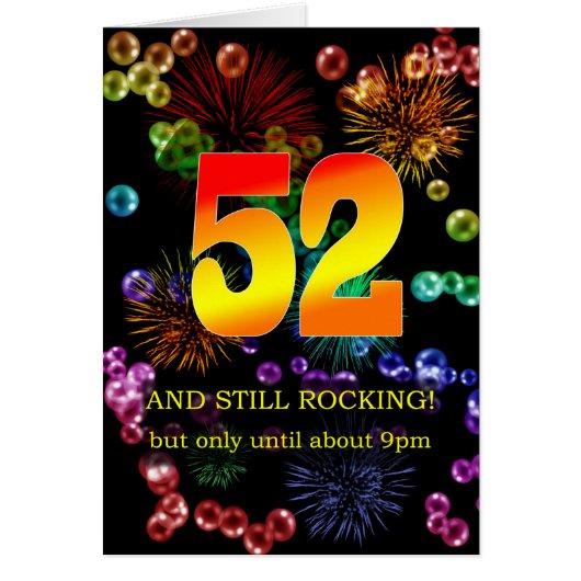 52e verjaardag nog steeds springend (Voorkant)
