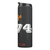 52e verjaardag thermische tuimelaar - 1974 limiet thermosbeker (Geroteerd rechts)