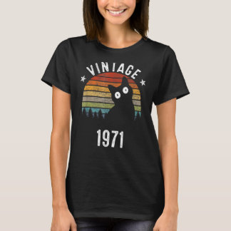 52e verjaardag Vintage 1971 52 jaar oud T-shirt