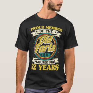 52e vogelclub 52 jaar gerijpte Mannen T-shirt