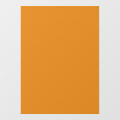 52x72 Solid Orange Partial Transparent Design Raamsticker (Vel)