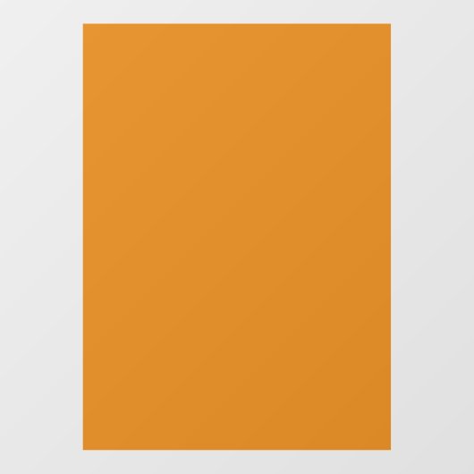 52x72 Solid Orange Partial Transparent Design Raamsticker (Vel)