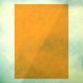 52x72 Solid Orange Partial Transparent Design Raamsticker (Vel 3)