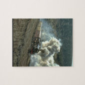 5305 verlaat Blea Moor Tunnel_Steam Trains Legpuzzel (Horizontaal)