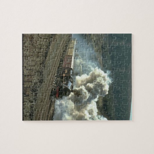 5305 verlaat Blea Moor Tunnel_Steam Trains Legpuzzel (Horizontaal)