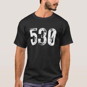 530 Area Code Redding CA Mobile Telephone Area Cod T-shirt