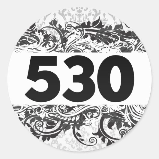 530 RONDE STICKER (Voorkant)