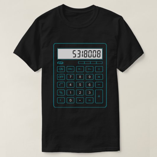 5318008 CALCULATOR T-SHIRT (Design voorkant)
