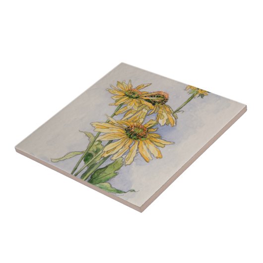 5331 Gele condensatoren Tegeltje (Zijkant)