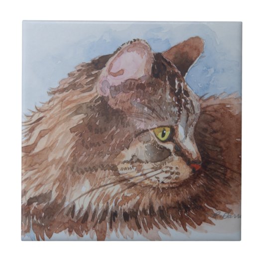 5352 Kat Tegeltje (Voorkant)