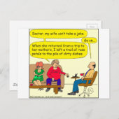 536 vuile vaat cartoon briefkaart (Voorkant / Achterkant)