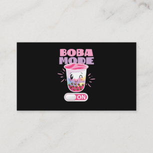 53.Boba Tea Boba-modus aan Visitekaartje