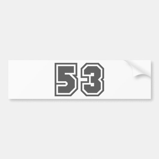 53 BUMPERSTICKER (Voorkant)