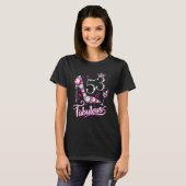 53 en Fabulous Happy 53rd Birthday Party Girly Hi T-shirt (Voorkant volledig)