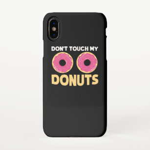 53.Funny Donut raakt mijn Donuts Sarcastic Joke ni iPhone Hoesje