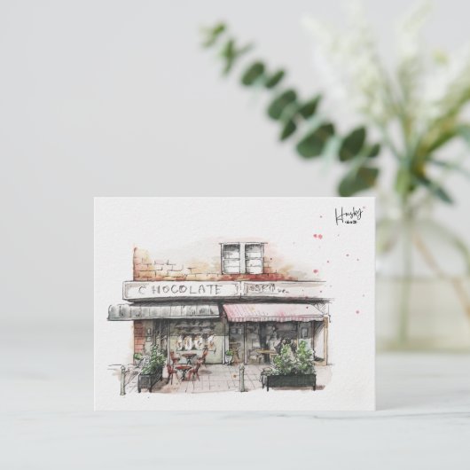 53: Het puntencafé van Milson Briefkaart (Staand voorkant)