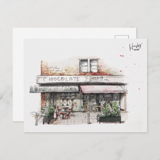 53: Het puntencafé van Milson Briefkaart (Voorkant / Achterkant)