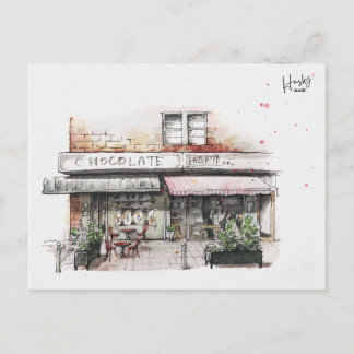 53: Het puntencafé van Milson Briefkaart
